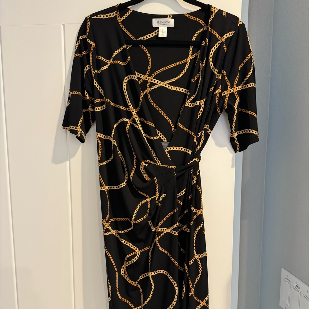 Motherhood Maternity wrap dress
